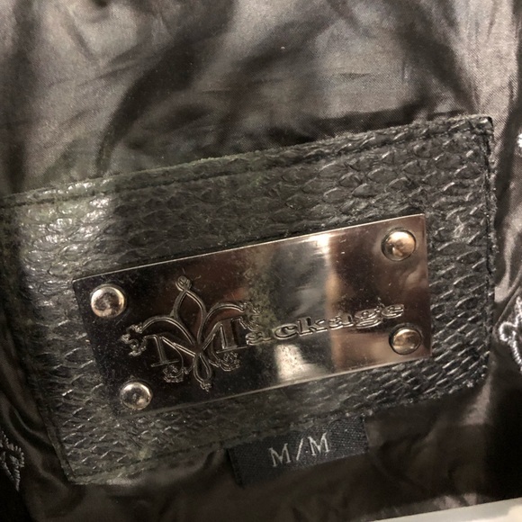 Luxury chic woman Mackage leather jacket size m - Picture 4 of 10